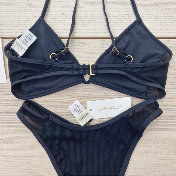 L*SPACE Mesh Bikini Set | Macey Top + Troy bottom | Size XS - Picture 4 of 6